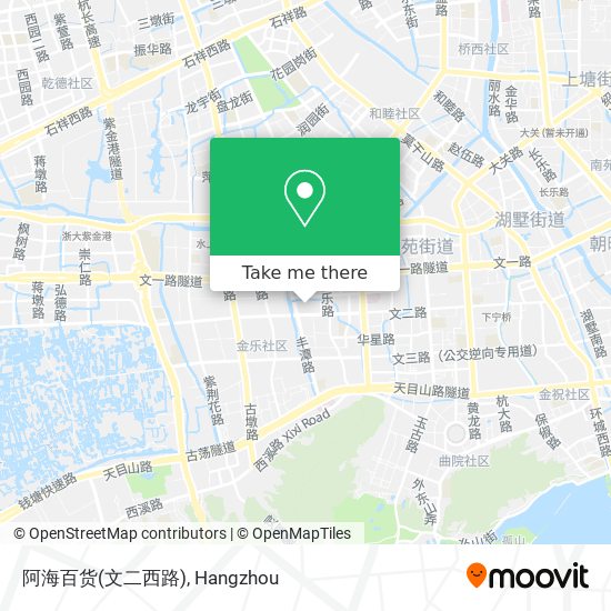 阿海百货(文二西路) map