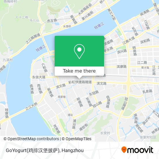 GoYogurt(鸡排汉堡披萨) map