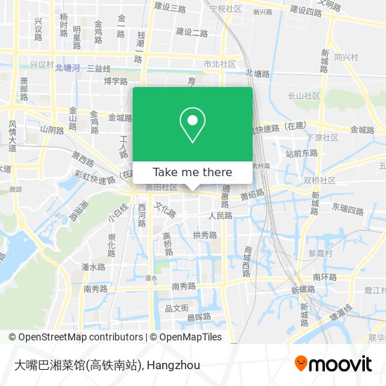 大嘴巴湘菜馆(高铁南站) map
