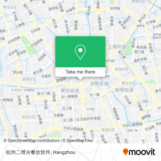 杭州二维火餐饮软件 map