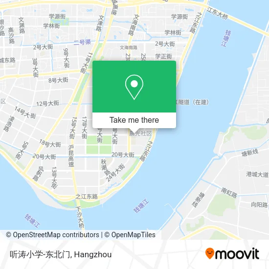 听涛小学-东北门 map
