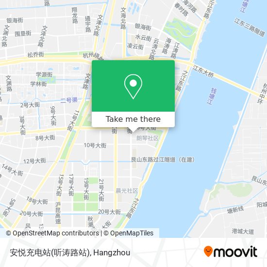 安悦充电站(听涛路站) map