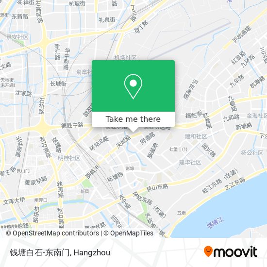 钱塘白石-东南门 map