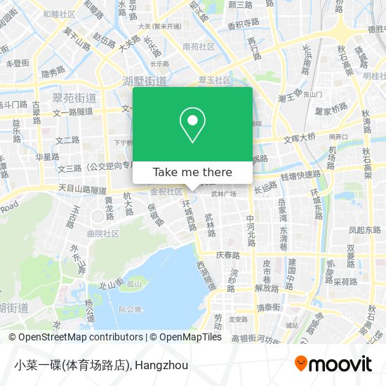小菜一碟(体育场路店) map