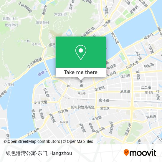 银色港湾公寓-东门 map