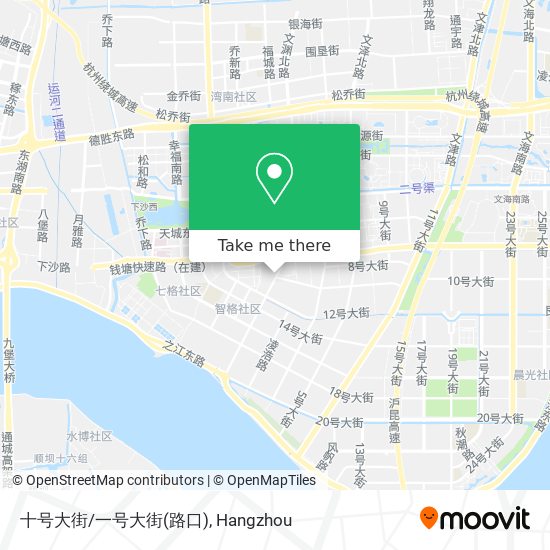 十号大街/一号大街(路口) map