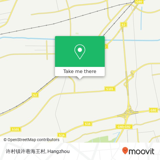 许村镇许巷海王村 map