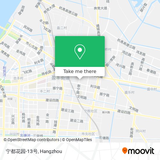 宁都花园-13号 map