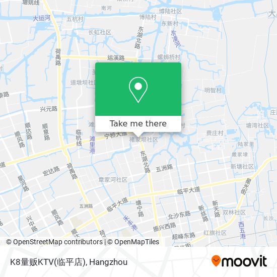 K8量贩KTV(临平店) map