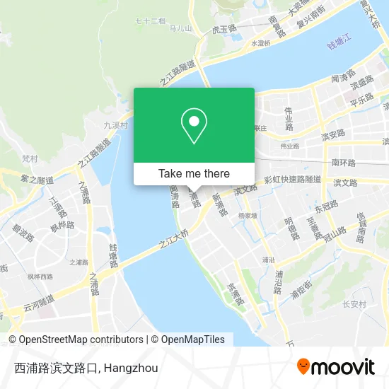 西浦路滨文路口 map