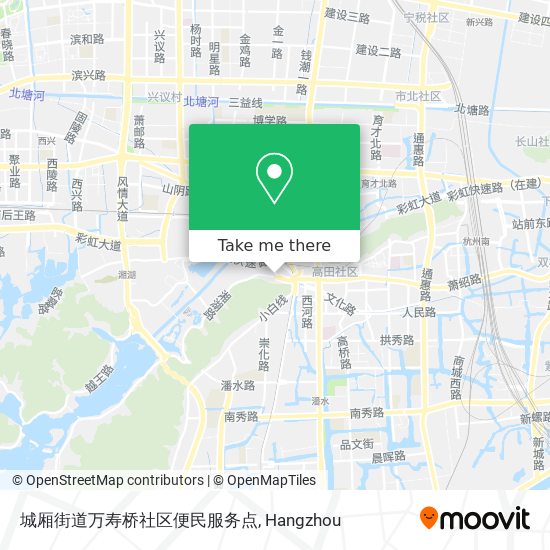 城厢街道万寿桥社区便民服务点 map