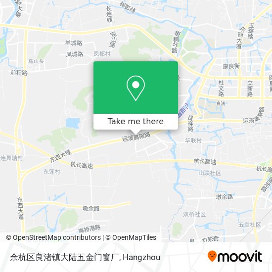 余杭区良渚镇大陆五金门窗厂 map
