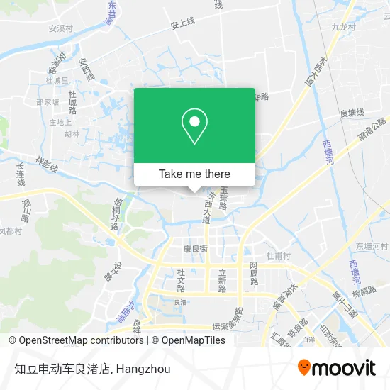 知豆电动车良渚店 map