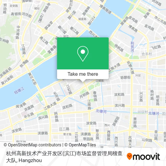 杭州高新技术产业开发区(滨江)市场监督管理局稽查大队 map