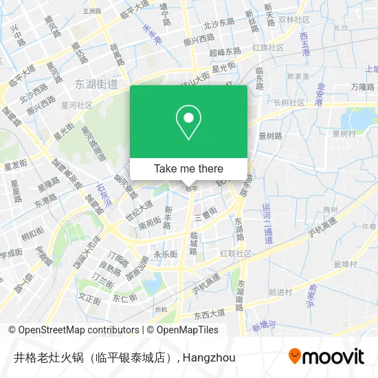 井格老灶火锅（临平银泰城店） map
