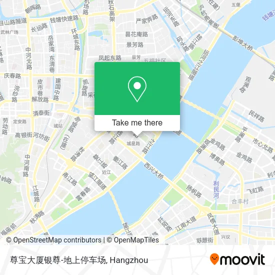 尊宝大厦银尊-地上停车场 map