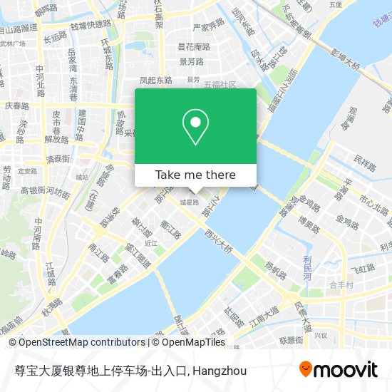 尊宝大厦银尊地上停车场-出入口 map