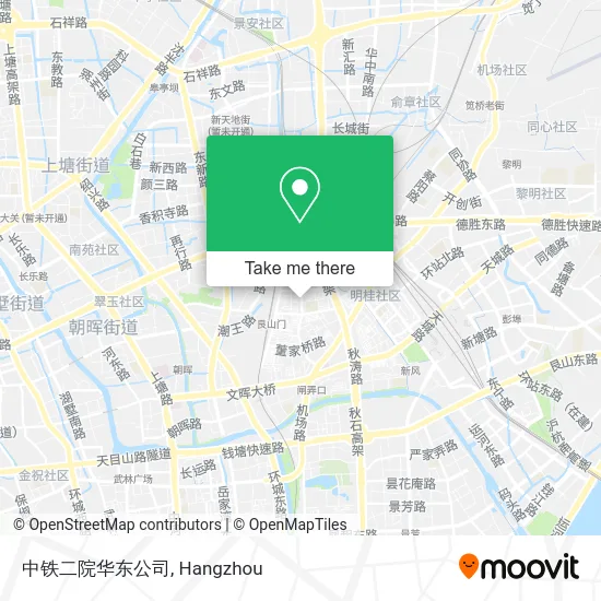 中铁二院华东公司 map