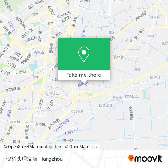 倪桥头理发店 map