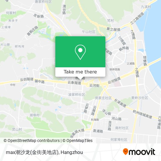 max潮沙龙(金街美地店) map