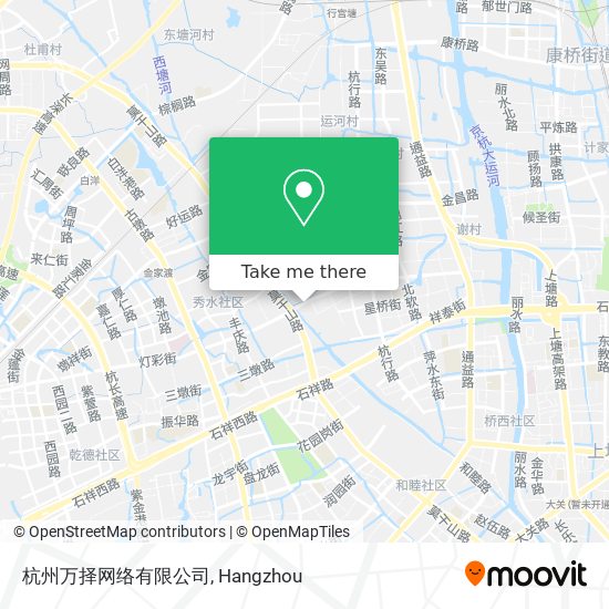 杭州万择网络有限公司 map