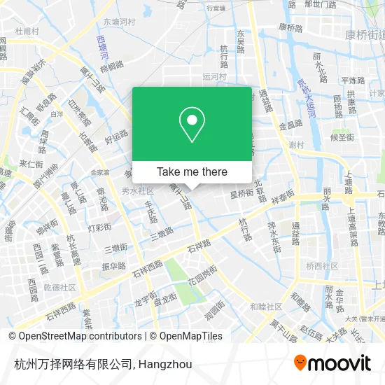 杭州万择网络有限公司 map