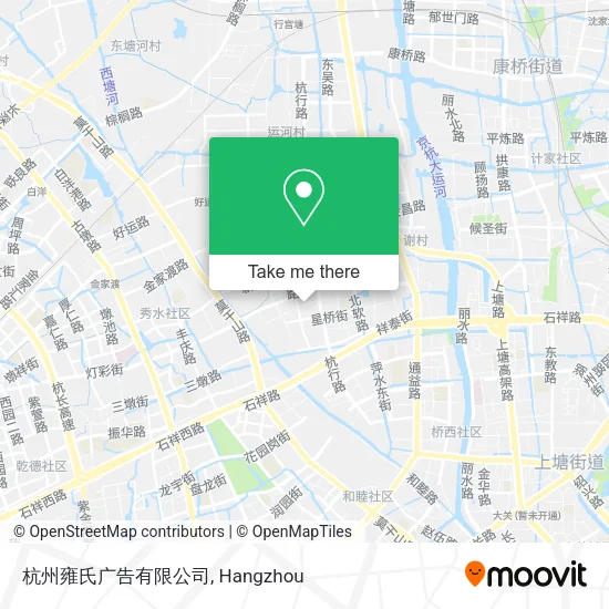 杭州雍氏广告有限公司 map