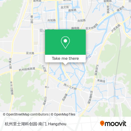 杭州里士湖科创园-南门 map