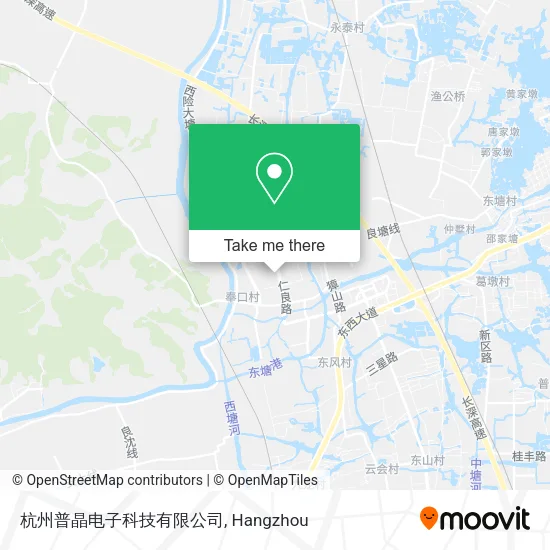 杭州普晶电子科技有限公司 map
