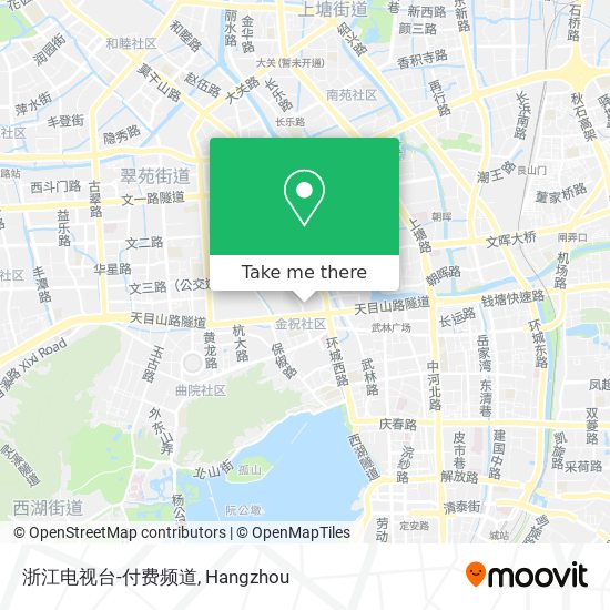 浙江电视台-付费频道 map