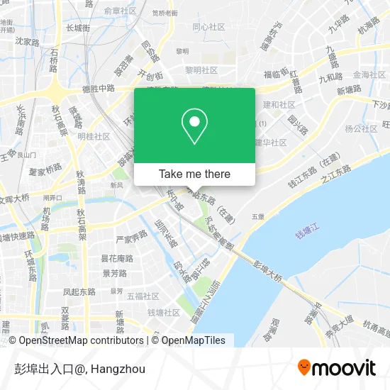 彭埠出入口@ map