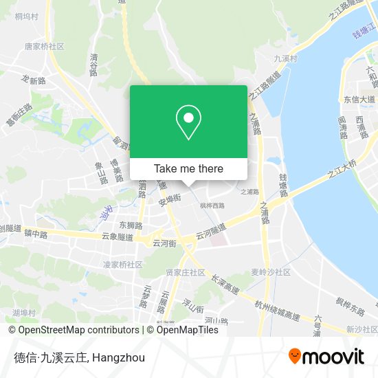 德信·九溪云庄 map