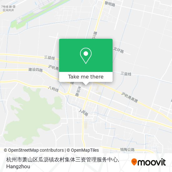 杭州市萧山区瓜沥镇农村集体三资管理服务中心 map
