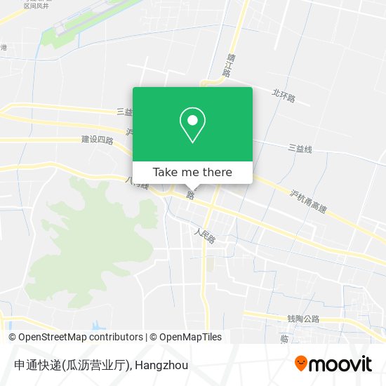 申通快递(瓜沥营业厅) map