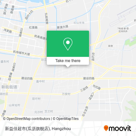 新益佳超市(瓜沥旗舰店) map