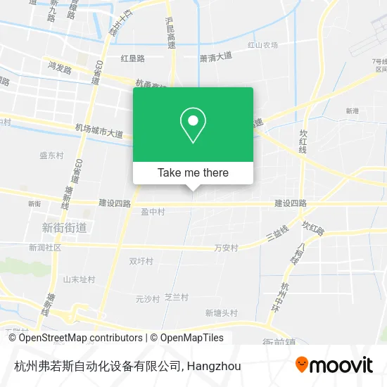 杭州弗若斯自动化设备有限公司 map