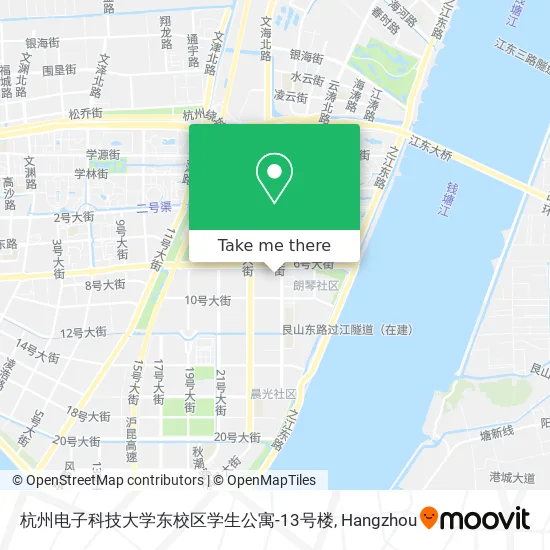 杭州电子科技大学东校区学生公寓-13号楼 map