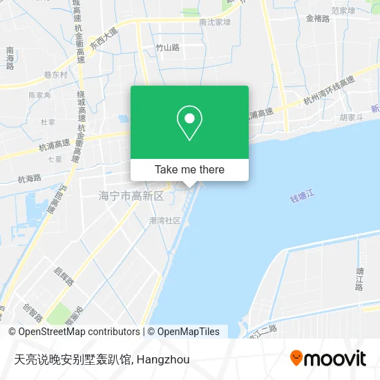 天亮说晚安别墅轰趴馆 map