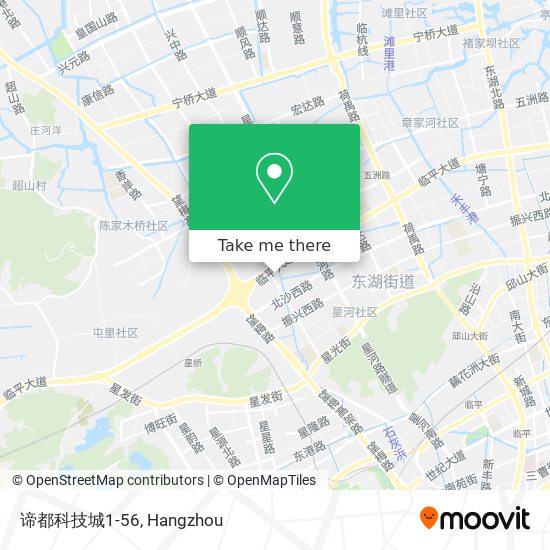 谛都科技城1-56 map