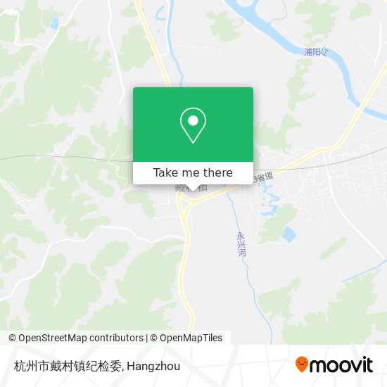 杭州市戴村镇纪检委 map
