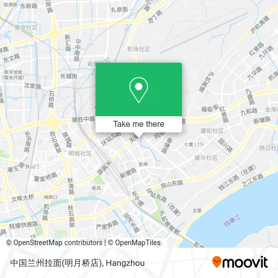 中国兰州拉面(明月桥店) map