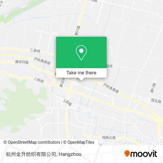 杭州金升纺织有限公司 map