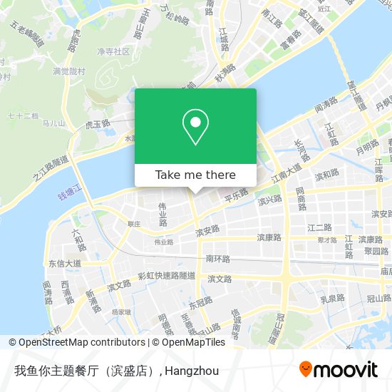 我鱼你主题餐厅（滨盛店） map