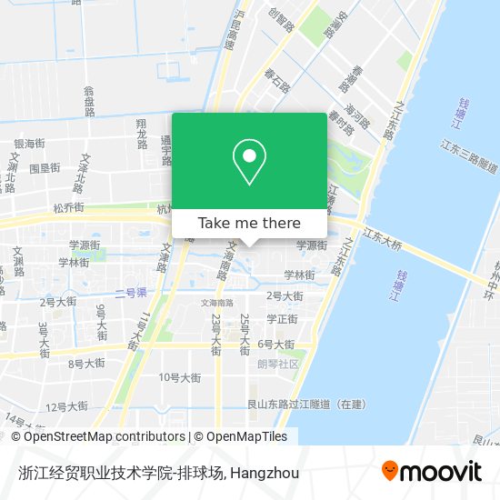 浙江经贸职业技术学院-排球场 map