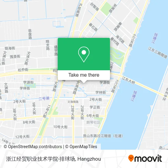 浙江经贸职业技术学院-排球场 map