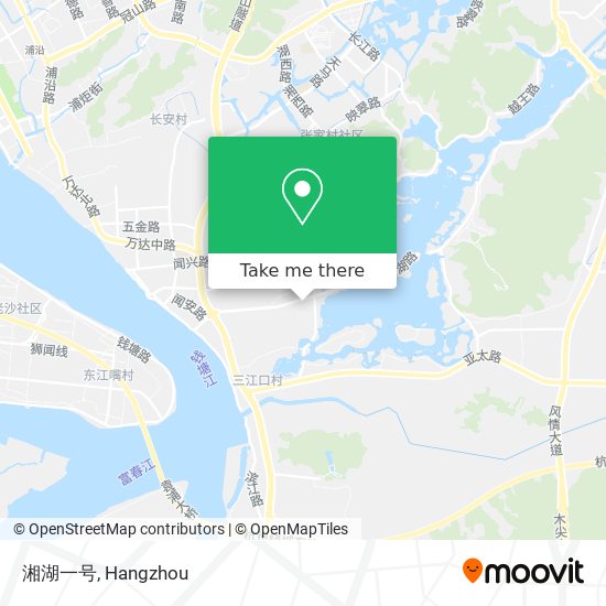 湘湖一号 map