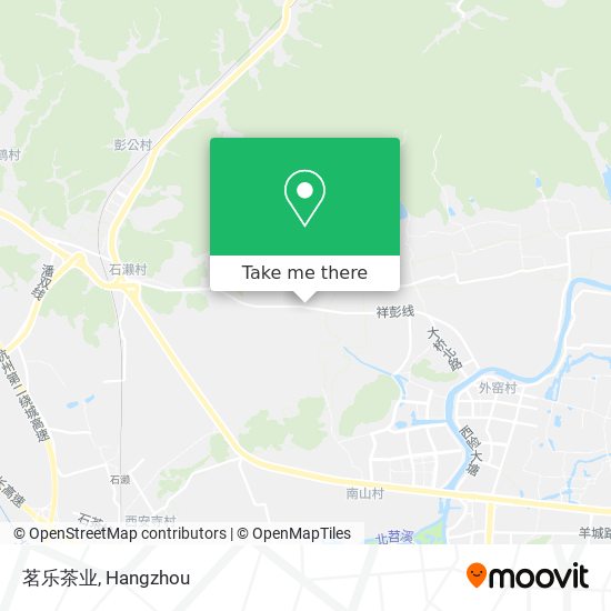 茗乐茶业 map