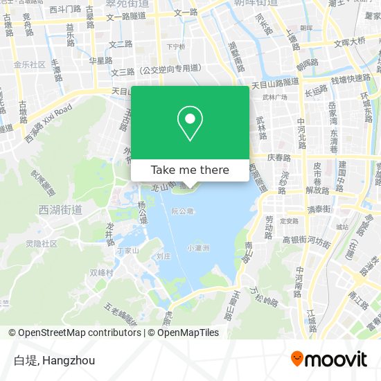白堤 map