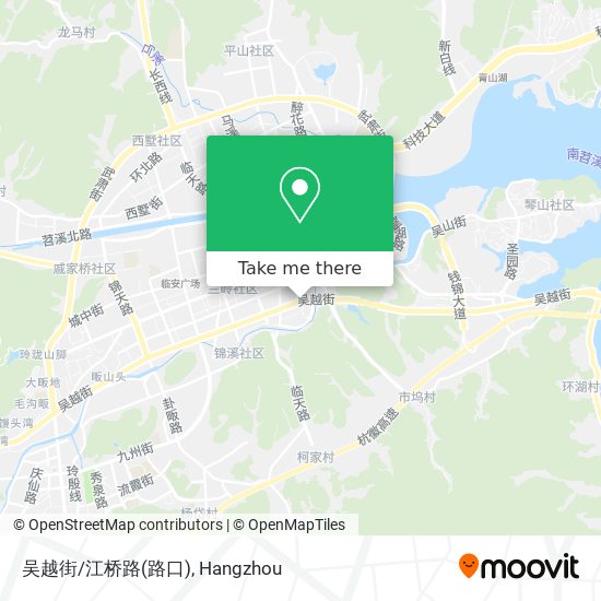 吴越街/江桥路(路口) map