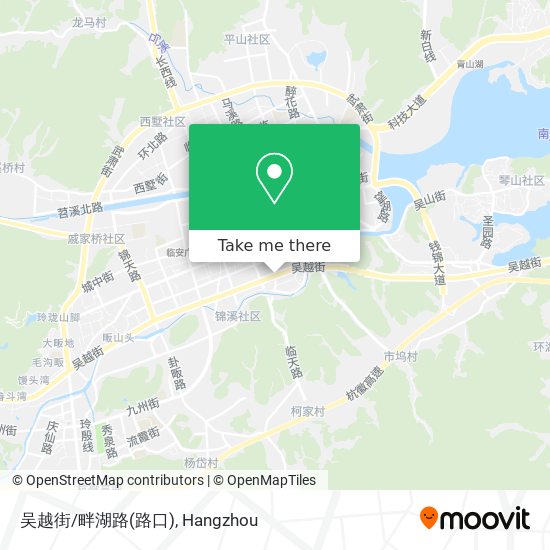 吴越街/畔湖路(路口) map